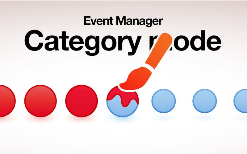 Event Manager: Category mode